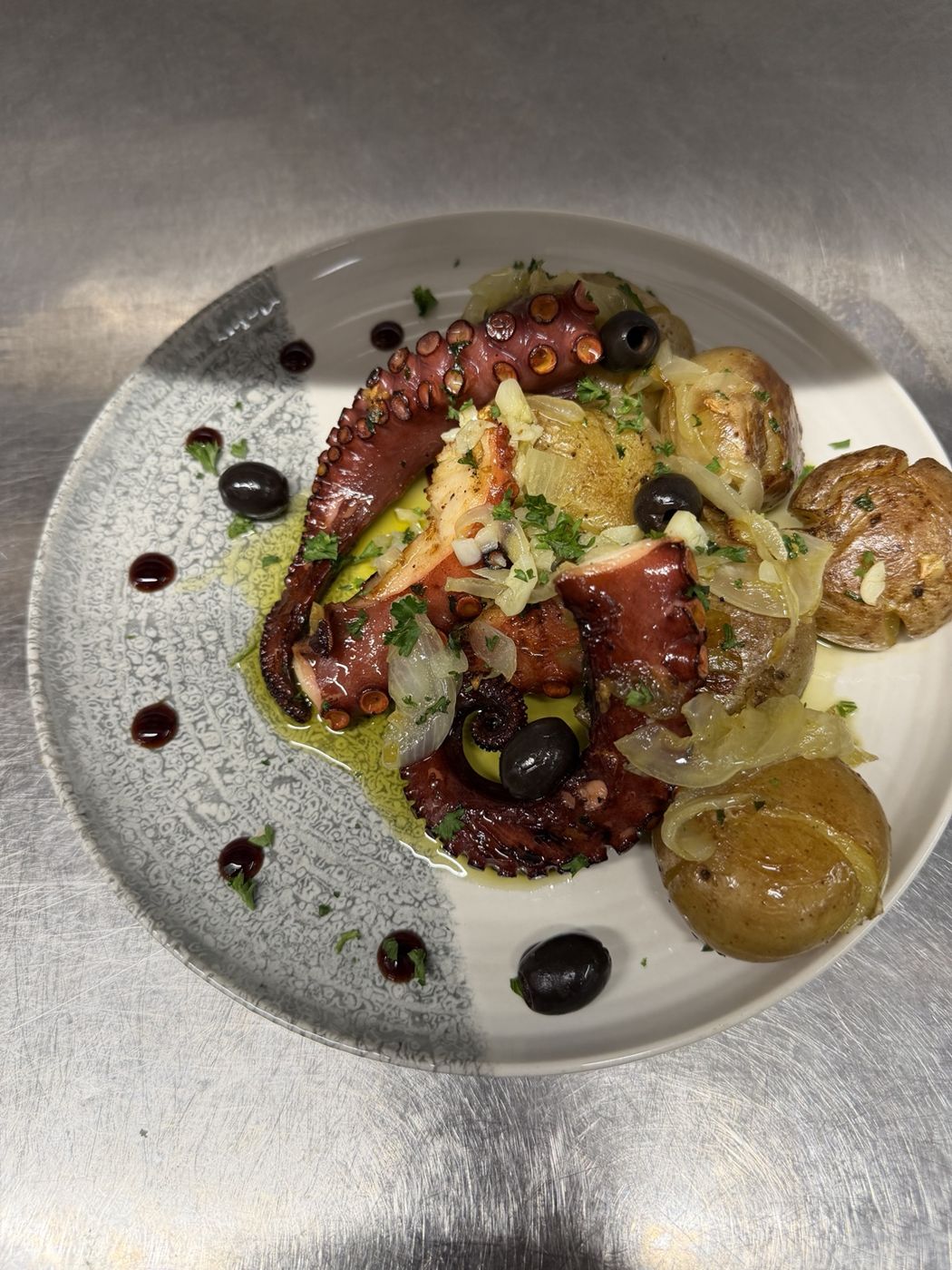 Poulpe grillé